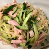 電子レンジで白滝の中華サラダ